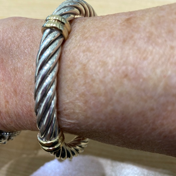 knock off Jewelry - Silver and gold cuff Bracelet